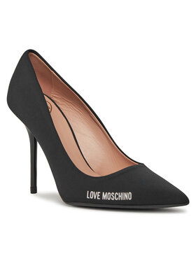 LOVE MOSCHINO Čevlji Z Visoko Peto JA10089G1IIM0000 Črna