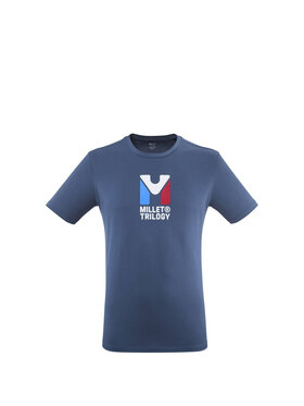 Millet Millet T-Shirt Chamonix Trilogy Ts Ss M Granatowy Regular Fit