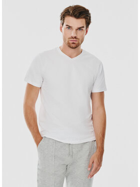 Pako Lorente Pako Lorente T-Shirt P000B-TT-004 Biały Slim Fit