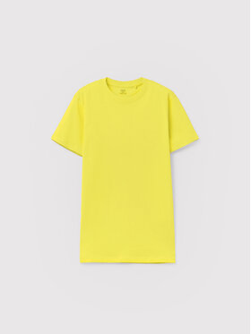 OVS OVS T-Shirt 1419295 Żółty Regular Fit