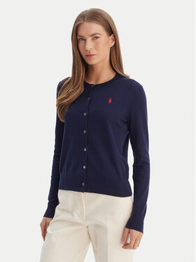 Polo Ralph Lauren Polo Ralph Lauren Kardigan 211971871004 Tmavomodrá Slim Fit