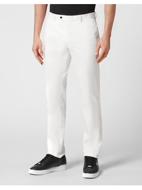 PHILIPP PLEIN PHILIPP PLEIN Chino nohavice 385 Biela Chino Fit