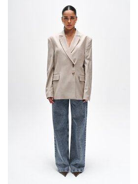 BENU BENU Giacca da abito Marynarka Beżowa Beige Regular Fit