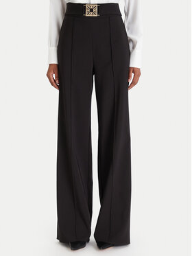 Rinascimento Rinascimento Pantaloni din material CFC0126211003 Negru Regular Fit