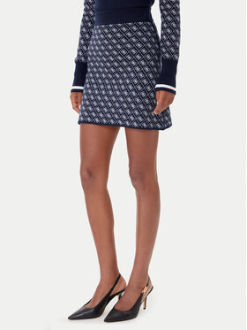 Guess Guess Zīmuļveida svārki W5BD81 Z3JD2 Tumši zils Slim Fit
