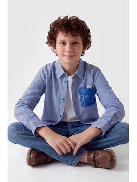 Guess Kids Guess Kids T-Shirt 183822 Modrá Classic Fit