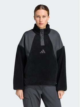 adidas adidas Bluza techniczna 169786 Czarny Loose Fit