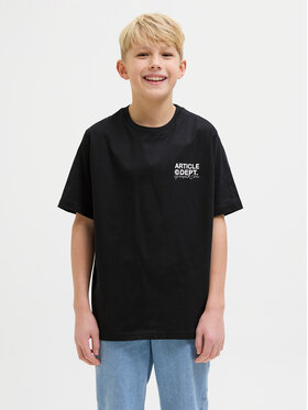 Jack&Jones Junior Jack&Jones Junior Тишърт Dynamic Dust 12274677 Черен Loose Fit