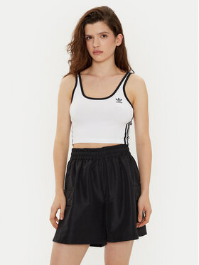 adidas adidas Топ adicolor 3-Stripes JD4613 Білий Slim Fit