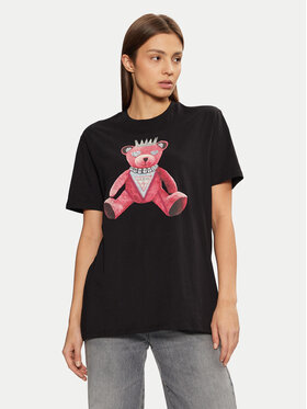 Guess Guess Tricou W5RI30K9RM1 Negru Regular Fit