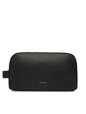Calvin Klein Calvin Klein Geantă pentru cosmetice Foil Emboss Dopp Kit LV04D1031G Negru