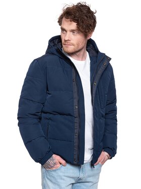 Wrangler Wrangler Kurtka zimowa THE BODYGUARD Niebieski Regular Fit