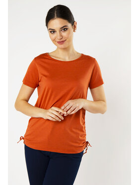 QUIOSQUE QUIOSQUE Bluzka 22-TD-BS13 Pomarańczowy Regular Fit