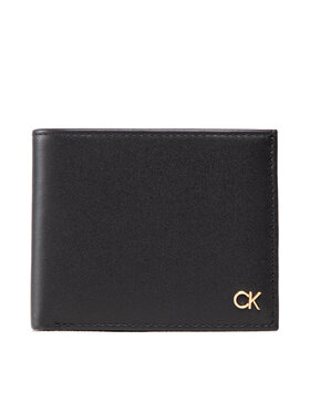 Calvin Klein Calvin Klein Μεγάλο Πορτοφόλι Ανδρικό Ck Icon Bifold 5Cc W/Coin K50K509615 Μαύρο