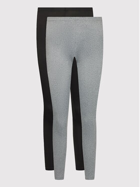 Brave Soul Brave Soul Komplet 2 par legginsów LTRJ-589SOUTH2P1 Kolorowy Slim Fit