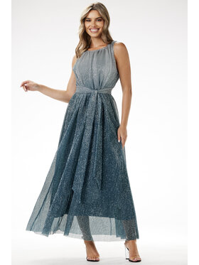 Awama Awama Šaty A703 Zelená Basic Fit