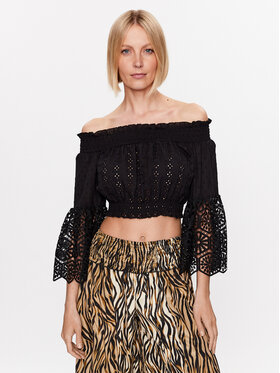 Iconique Iconique Блуза IC23 103 Черен Regular Fit