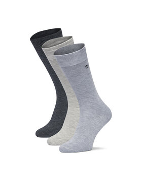 Gino Rossi Gino Rossi 3er-Set hohe Herrensocken CEO_AS_GR_01_W_AW25 (3-pack). Grau