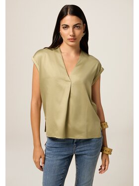 Oltre Oltre T-shirt G268J104217N025 Verde Regular Fit