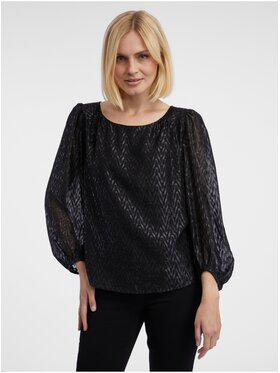 Orsay Orsay Bluzka 630052660000__42 Czarny Regular Fit