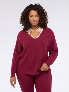 Fiorella Rubino Fiorella Rubino Cardigan M031E002017N036 Bordeaux Regular Fit