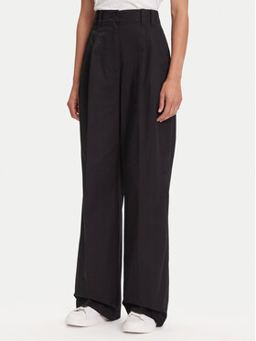 Marc O'Polo Marc O'Polo Текстилни панталони 506 0341 10105 Черен Loose Fit