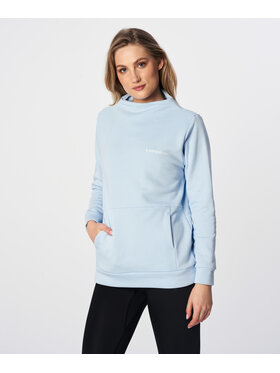 Carpatree Carpatree Bluza FunnelBlouse Niebieski Relaxed Fit