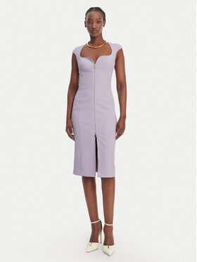 Elisabetta Franchi Elisabetta Franchi Sukienka koktajlowa AB-900-61E2-V430 Fioletowy Regular Fit