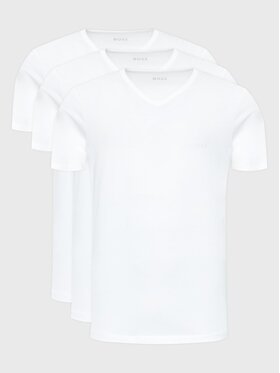 BOSS Boss Set 3 tricouri Classic 50475285 Alb Regular Fit