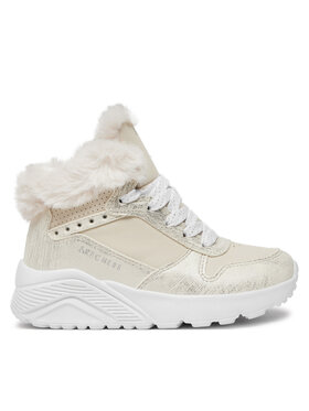 Skechers Skechers Čizme Uno Lite - Comfurt Collar 310396L/NAT Écru