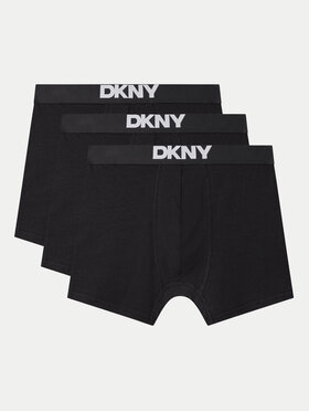 DKNY DKNY Komplet 3 par bokserek NEW YORK Czarny