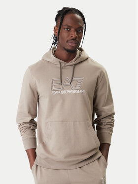 EA7 Emporio Armani EA7 Emporio Armani Džemperis ar kapuci 7M001313 AF13512 U6167 Bēšs Regular Fit