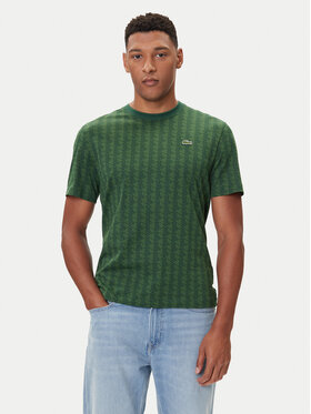 Lacoste Lacoste T-krekls TH5902 Zaļš Classic Fit