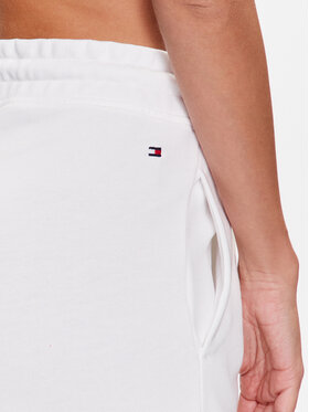 Tommy Hilfiger Donji Dio Trenerke WW0WW40083 Bijela Tapered Fit