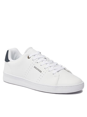 Tommy Hilfiger Tommy Hilfiger Αθλητικά Court Cup Lth Perf Detail FM0FM05038 Λευκό