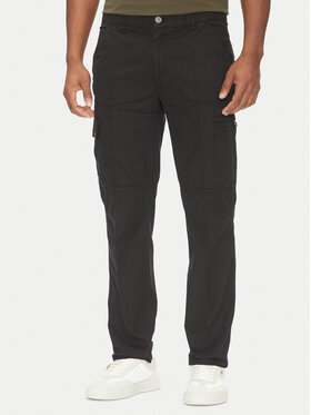 Aeronautica Militare Aeronautica Militare Szövet nadrág 251PA1662CT3526 Fekete Regular Fit