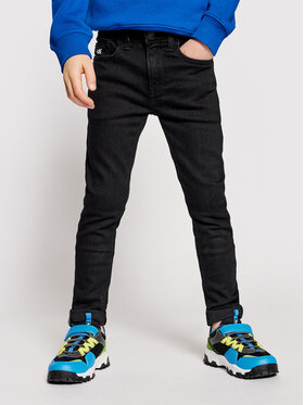 Calvin Klein Jeans Calvin Klein Jeans Jeansy IB0IB00766 Černá Slim Fit