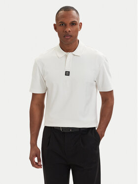 HUGO HUGO Polo Deabono_D 50517638 Kremowy Regular Fit