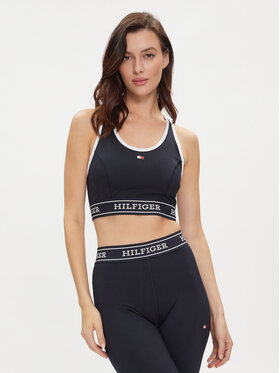 Tommy Hilfiger Tommy Hilfiger Спортен сутиен Monotype WW0WW41517 Тъмносин