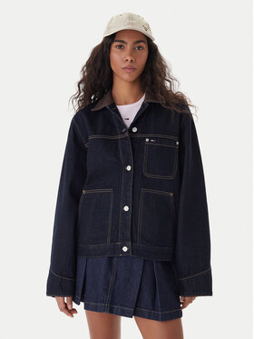 Tommy Jeans Tommy Jeans Τζιν μπουφάν Chore DW0DW21981 Σκούρο μπλε Regular Fit