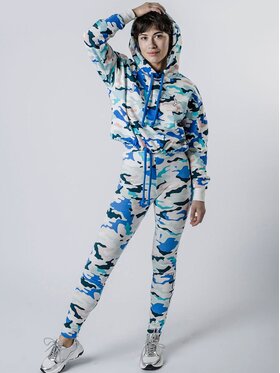 Juicy Couture Juicy Couture Leggings JWTKB208337 | Logo Legging Multicolore Skinny Fit