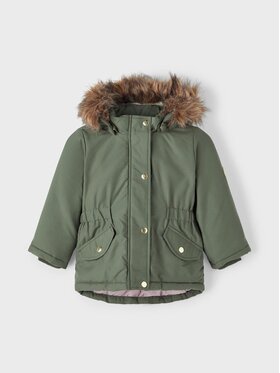 NAME IT NAME IT Kurtka zimowa 13216492 Zielony Regular Fit
