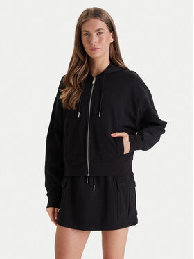 Calvin Klein Jeans Calvin Klein Jeans Mikina Monogram LV047F208G Černá Relaxed Fit