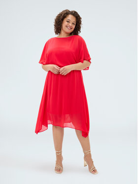 Fiorella Rubino Fiorella Rubino Abito da sera 7019T101866N016 Rosso A-Line Fit