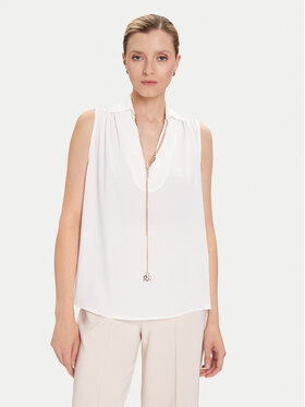 Rinascimento Rinascimento Bluzka CFC0125726003 Biały Regular Fit