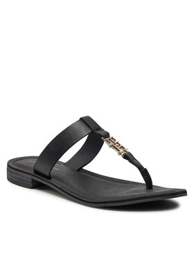 Tommy Hilfiger Japanke Th Elevated Sandal FW0FW07174 Crna