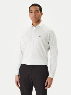 BOSS BOSS Koszula Excurse 50554481 Zielony Regular Fit