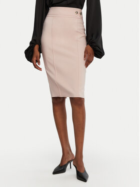 Rinascimento Rinascimento Gonna midi CFC0122972003 Rosa Regular Fit