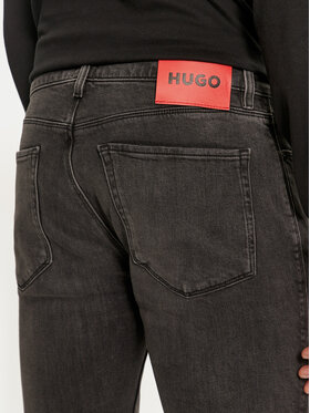 Hugo Jeans Hlače 734 50522140 Črna Extra Slim Fit