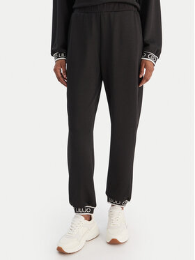 Liu Jo Sport Liu Jo Sport Pantaloni din material TF5284 J4747 Negru Regular Fit